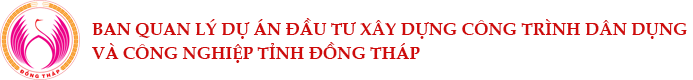 Logo ban quản lý dự án đầu tư xây dựng công trình Tỉnh Đồng Tháp