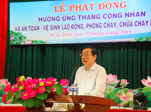 Phát động Tháng Công nhân và An toàn lao động, phòng cháy, chữa cháy